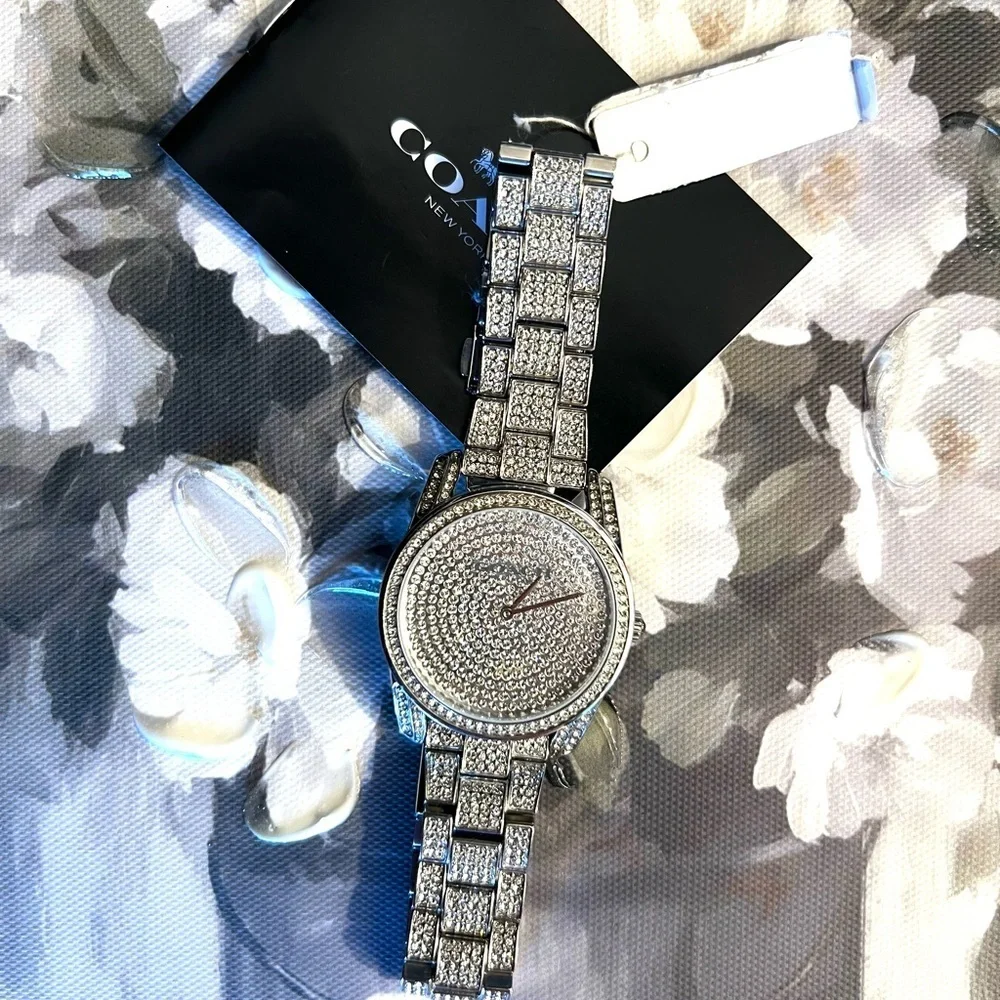 ❤️‍🔥COACH PRESTON 36MM CRYSTAL ACCENT WATCH. #14503856-NWT❤️‍🔥